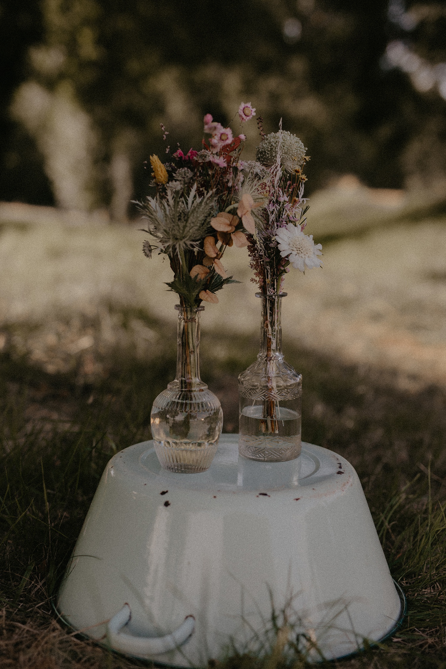 Soliflore vintage vases mariage Soliflore vintage vases mariage